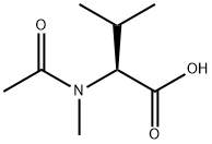 Valine,  N-acetyl-N-methyl- 化学構造式