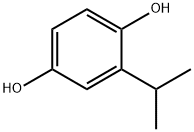 2-异丙基对苯二酚, 2349-71-5, 结构式