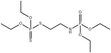 Dithiophosphoric acid O,O-diethyl S-[2-(diethoxyphosphinylamino)ethyl] ester Structure