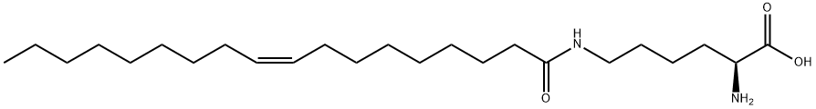 N6-oleoyl-L-lysine 结构式