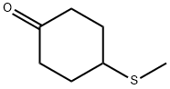 4-(メチルチオ)シクロヘキサノン 化学構造式