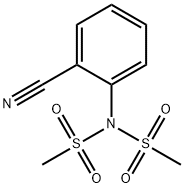 2-[Bis(Methylsulfonyl)aMino]benzonitrile Struktur