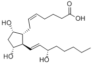 人前列腺素F2(PGF2)ELISA试剂盒, 23518-25-4, 结构式