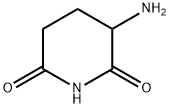 3-氨基-2,6-哌啶二酮,2353-44-8,结构式