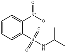 N-ISOPROPYL-2-NITROBENZENESULPHONAMIDE Struktur