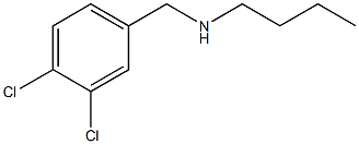 ブチル[(3,4-ジクロロフェニル)メチル]アミン 化学構造式