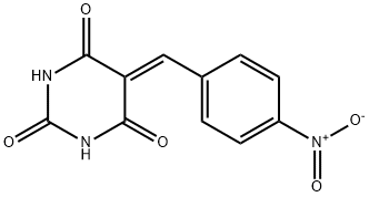 5-[(4-nitrophenyl)methylidene]-1,3-diazinane-2,4,6-trione,23536-26-7,结构式