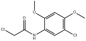 2-CHLORO-N-(5-CHLORO-2,4-DIMETHOXYPHENYL)ACETAMIDE 化学構造式