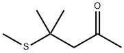 4-甲硫基-4-甲基-2-戊酮,23550-40-5,结构式