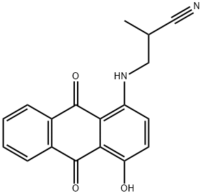 23552-75-2 3-[(9,10-dihydro-4-hydroxy-9,10-dioxoanthryl)amino]-2-methylpropiononitrile 