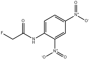 2',4'-Dinitro-2-fluoroacetanilide 结构式