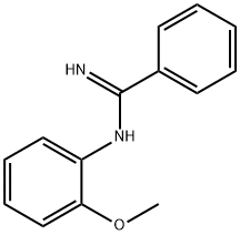 N-(o-メトキシフェニル)ベンズアミジン 化学構造式