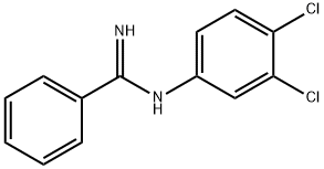 N-(3,4-Dichlorophenyl)benzamidine Structure