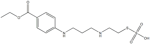 4-[[3-[[2-(Sulfothio)ethyl]amino]propyl]amino]benzoic acid 1-ethyl ester,23563-78-2,结构式