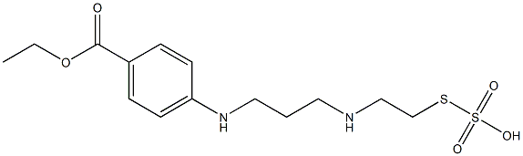 4-[[3-[[2-(Sulfothio)ethyl]amino]propyl]amino]benzoic acid 1-ethyl ester|