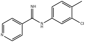 N-(3-Chloro-p-tolyl)isonicotinamidine Structure