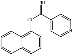 N-(1-Naphtyl)isonicotinamidine Structure