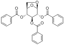 1,6-ANHYDRO-B-D-GLUCOSE 2,3,4-TRIBENZOAT E Structure