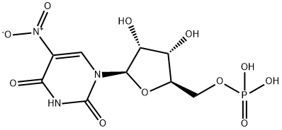 5-Nitrouridine-5'-Monophosphate,23568-00-5,结构式