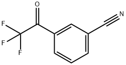 3-(2,2,2-三氟乙酰基)苯腈 结构式