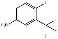 4-Fluoro-3-(trifluoromethyl)aniline Structure