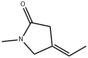 2-Pyrrolidinone,4-ethylidene-1-methyl-,(4E)-(9CI) Struktur