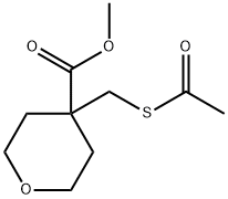 Methyl4-[(acetylsulfanyl)methyl]oxane-4-carboxylate,235753-82-9,结构式