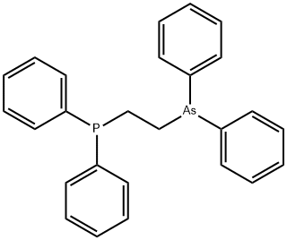[2-(diphenylarsino)ethyl]diphenylphosphine Struktur