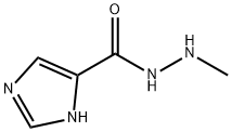 1H-Imidazole-4-carboxylicacid,2-methylhydrazide(9CI) Struktur