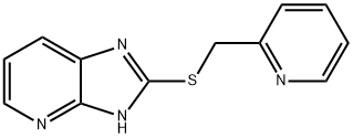 1H-IMIDAZO[4,5-B]PYRIDINE,2-[(2-PYRIDINYLMETHYL)THIO]- Struktur