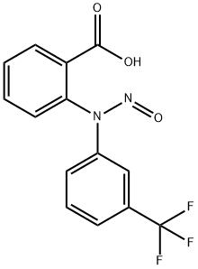 Benzoic  acid,  2-[nitroso[3-(trifluoromethyl)phenyl]amino]- Struktur