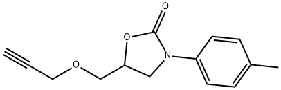 3-(4-Methylphenyl)-5-[(2-propynyloxy)methyl]-2-oxazolidinone,23598-50-7,结构式