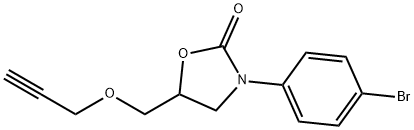 3-(4-Bromophenyl)-5-(2-propynyloxymethyl)oxazolidin-2-one|