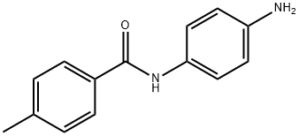 N-(4-氨基苯基)-4-甲基苯甲酰胺, 23600-44-4, 结构式