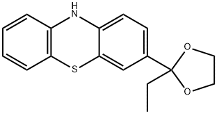2-ETHYL-2-(FENOTHIAZIN-3-YL)-DIOXALANE 结构式