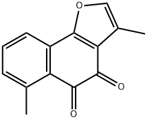 3,6-Dimethylnaphtho[1,2-b]furan-4,5-dione 结构式