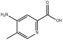 4-氨基-5-甲基-2-吡啶羧酸, 23609-89-4, 结构式