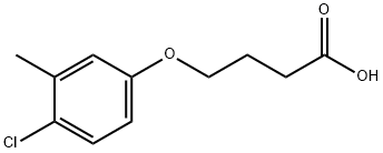 4-((4-chloro-m-tolyl)oxy)-butyricaci Struktur