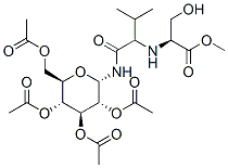 L-세린,N-[(1S)-2-메틸-1-[[(2,3,4,6-테트라-O-아세틸-베타-D-글루코피라노실)아미노]카르보닐]프로필]-,메틸에스테르(9CI)