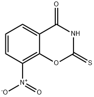 8-Nitro-2-thio-2H-1,3-benzoxazine-2,4(3H)-dione Struktur