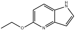 5-エトキシ-1H-ピロロ[3,2-B]ピリジン 化学構造式