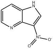 3-硝基-4-氮杂吲哚, 23612-33-1, 结构式