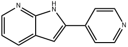 2-(4-Pyridyl)-1H-pyrrolo[2,3-b]pyridine Struktur