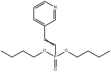 [2-(3-Pyridyl)ethenyl]phosphonic acid dibutyl ester Structure