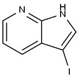 3-碘-7-氮杂吲哚,23616-57-1,结构式