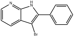 3-Bromo-2-phenyl-1H-pyrrolo[2,3-b]pyridine Struktur