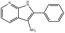 2-Phenyl-1H-pyrrolo[2,3-b]pyridin-3-amine Struktur