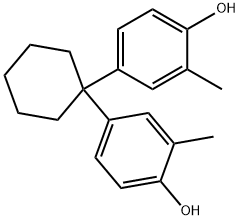 1,1'-双(4-羟基-3-甲基苯基)环己烷,2362-14-3,结构式