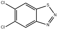 5,6-ジクロロ-1,2,3-ベンゾチアジアゾール 化学構造式