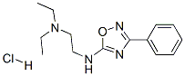 N,N-diethyl-N'-(3-phenyl-1,2,4-oxadiazol-5-yl)ethylenediamine monohydrochloride Structure